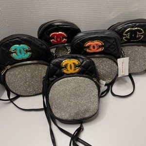 Custom purse with adjustable straps sold SEPARATELY